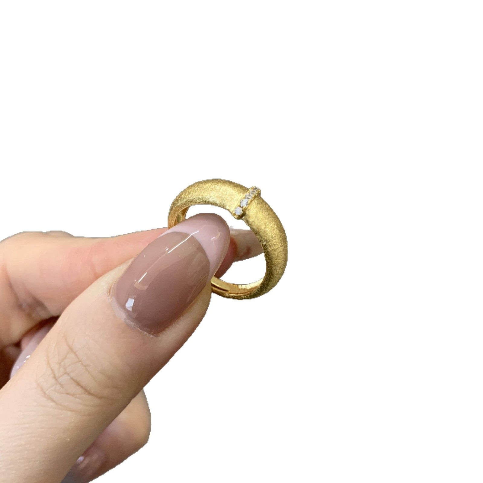Wholesale Vintage Brushed Diamond Ring