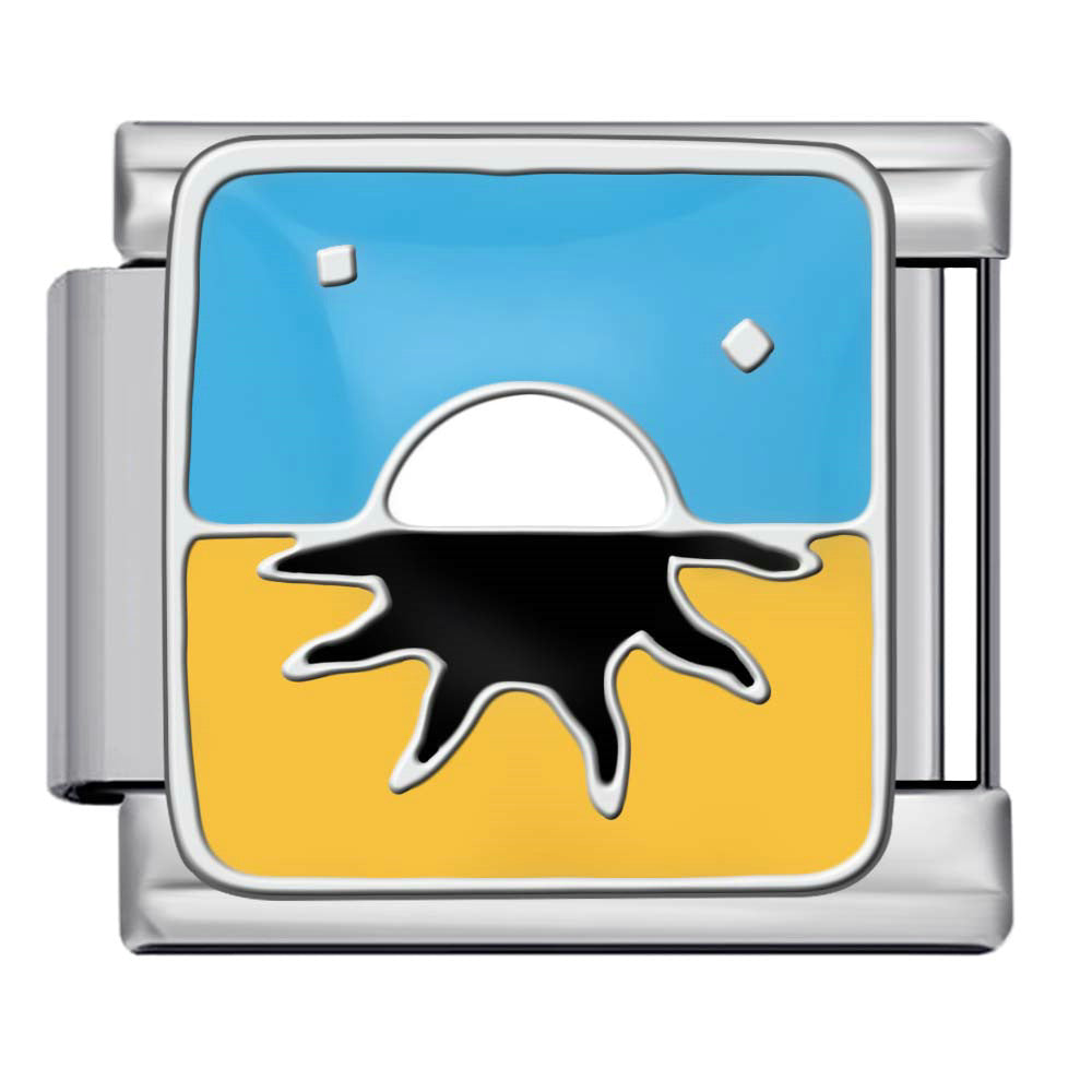 Wholesale 9mm Italian Charm Starter Bracelets DIY Ball Sports Stainless Steel Composable Bracelet