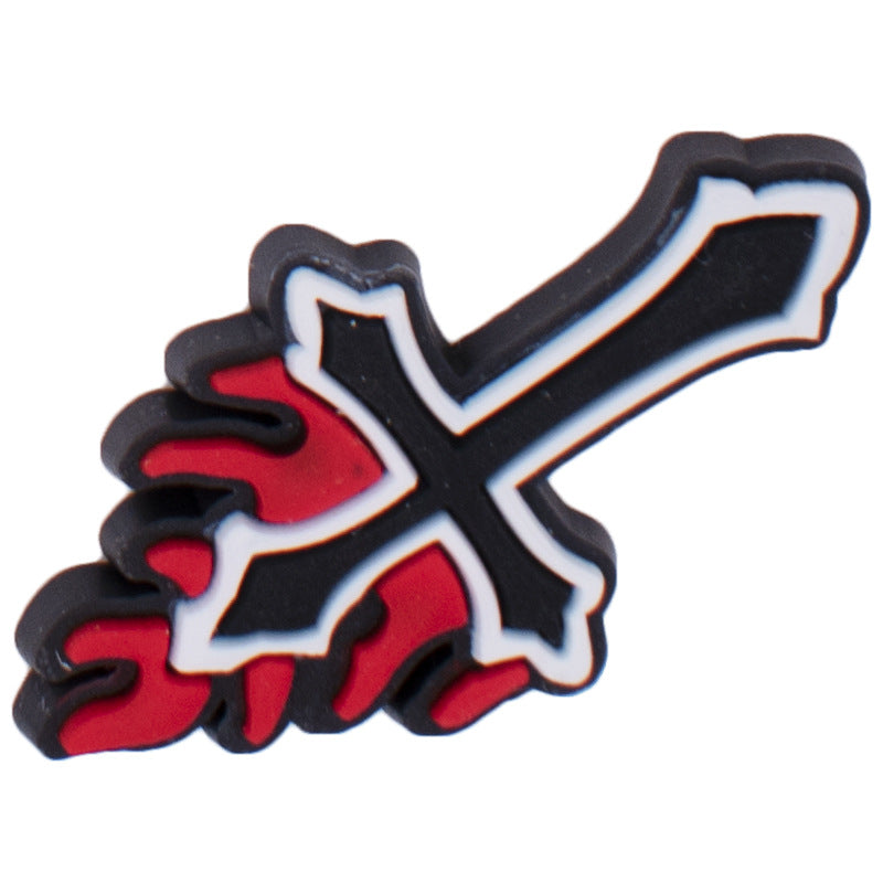 Wholesale  100pcs Random Halloween Carnival Party Shoes Accessories Shoes Charms