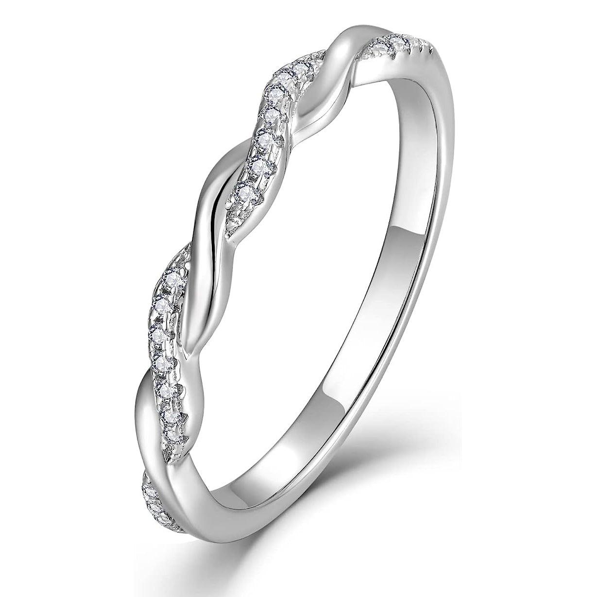 Wholesale s925 Silver Twist Ring