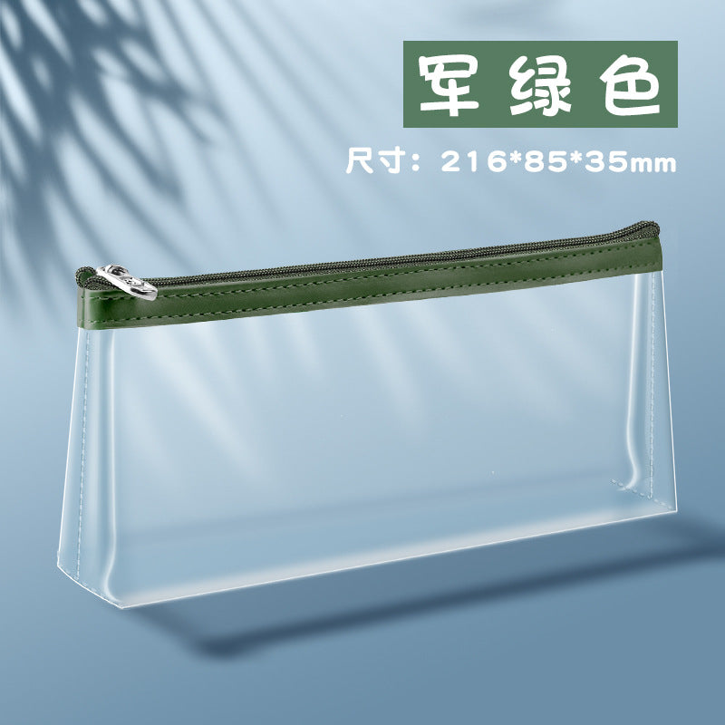 Wholesale Back to School transparent large capacity pencil case