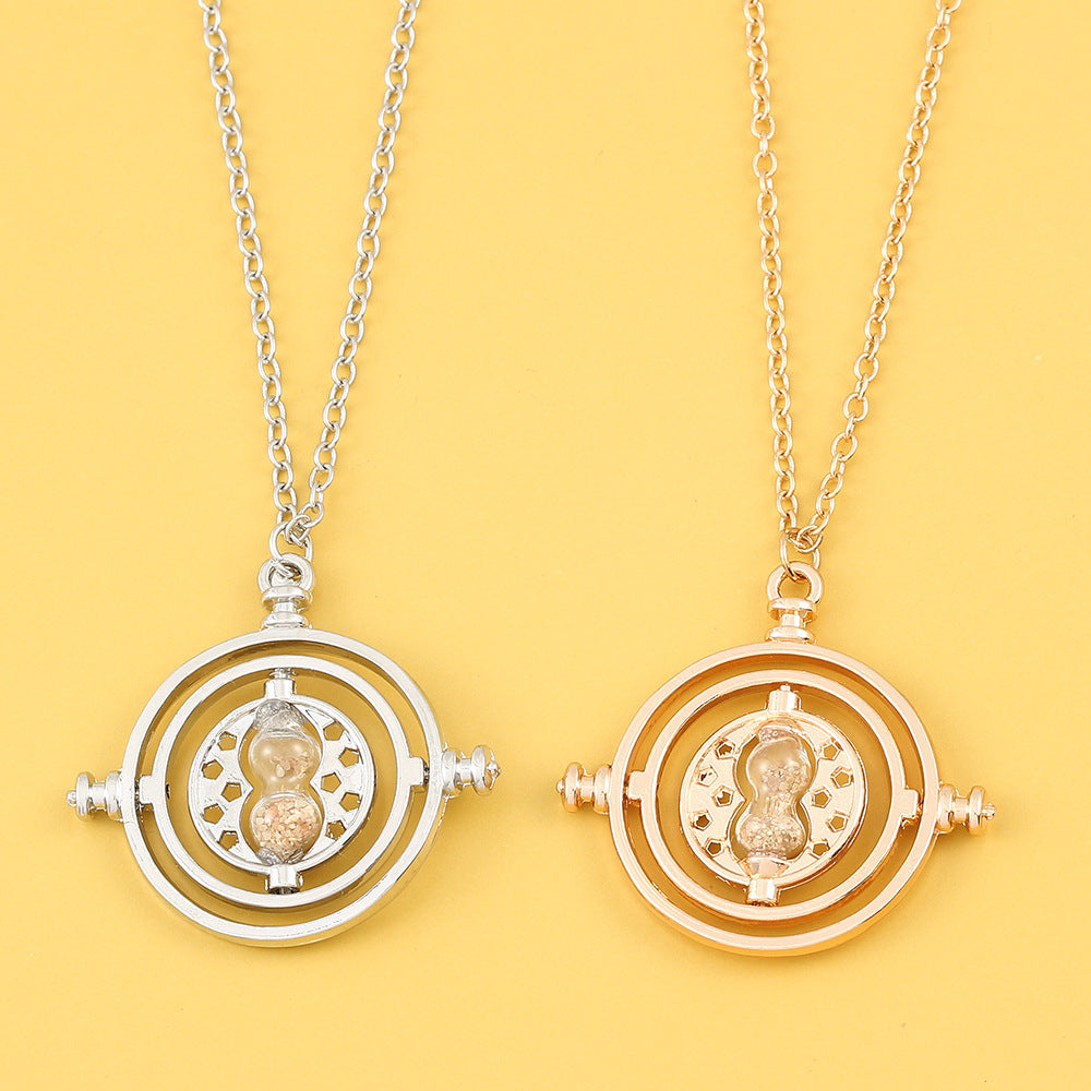 Wholesale  Time Converter Necklace Gold and Silver Jewelry Necklace