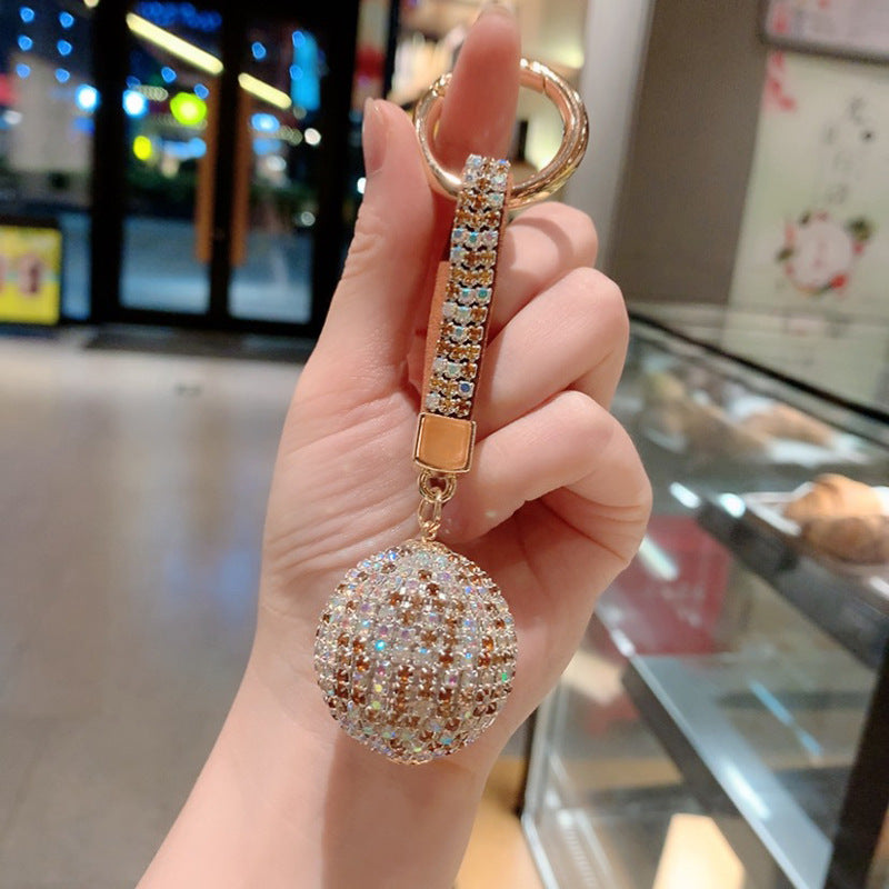 Wholesale Rhinestone Ball Alloy Keychain Lanyard Keychain ACC-KC-ShuoT020