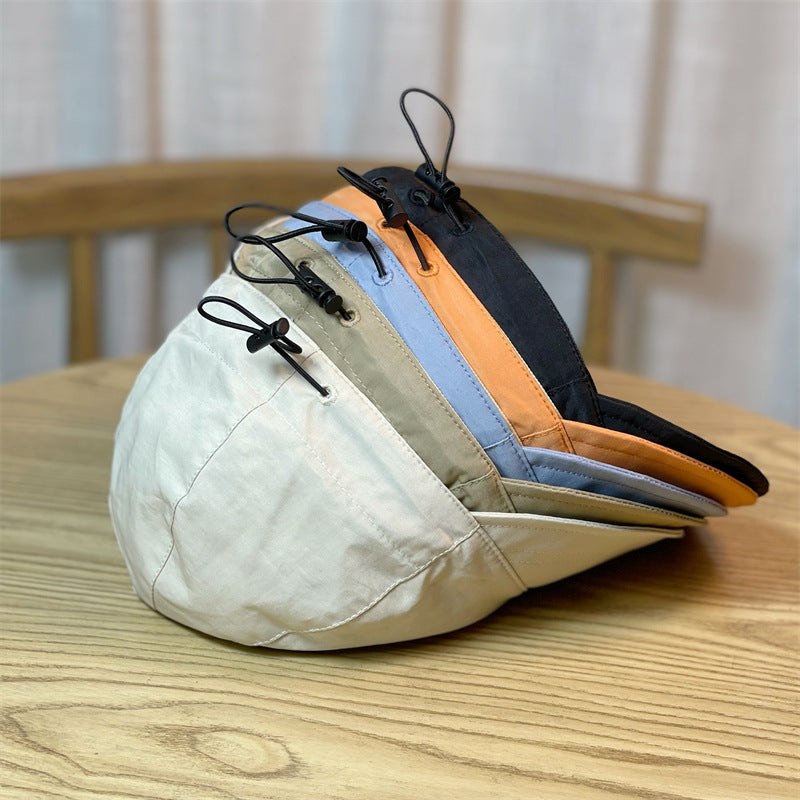 Wholesale Drawstring quick-drying anti-ultraviolet sun protection face-covering bucket hat