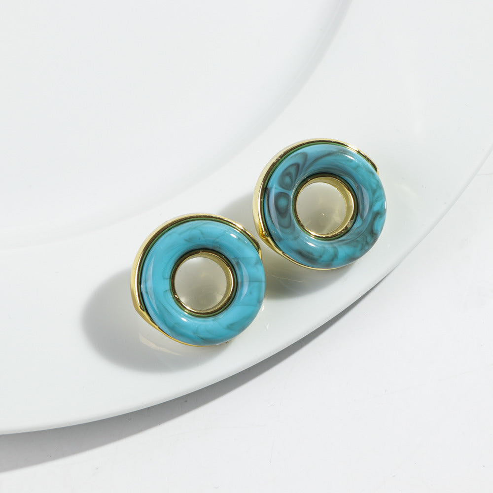 Wholesale Luxury Geometric Irregular Earrings