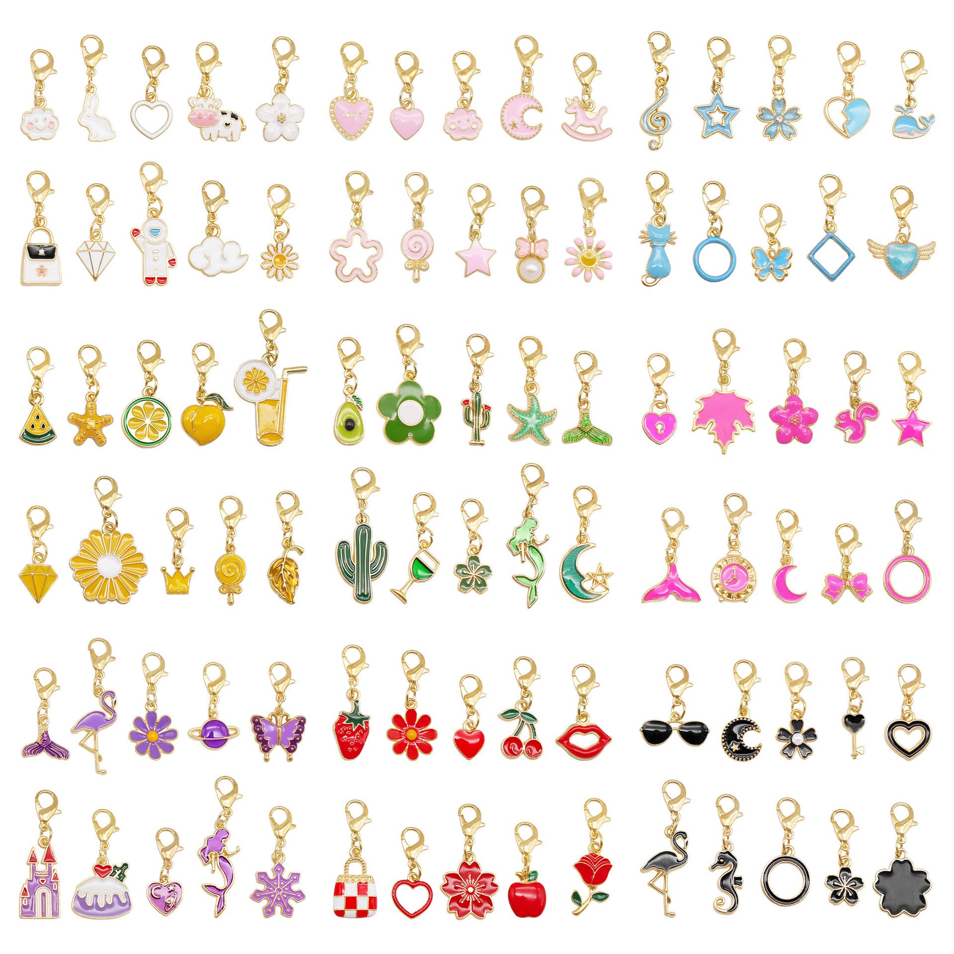 Wholesale Colorful Oil-Drip Charms