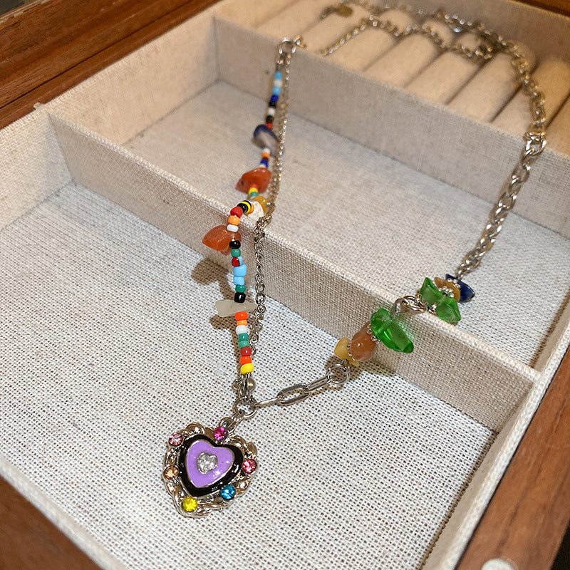Wholesale Alloy Rhinestone Clavicle Necklace,  Geometric Vintage Style Fashion Jewelry Accessory for Gift