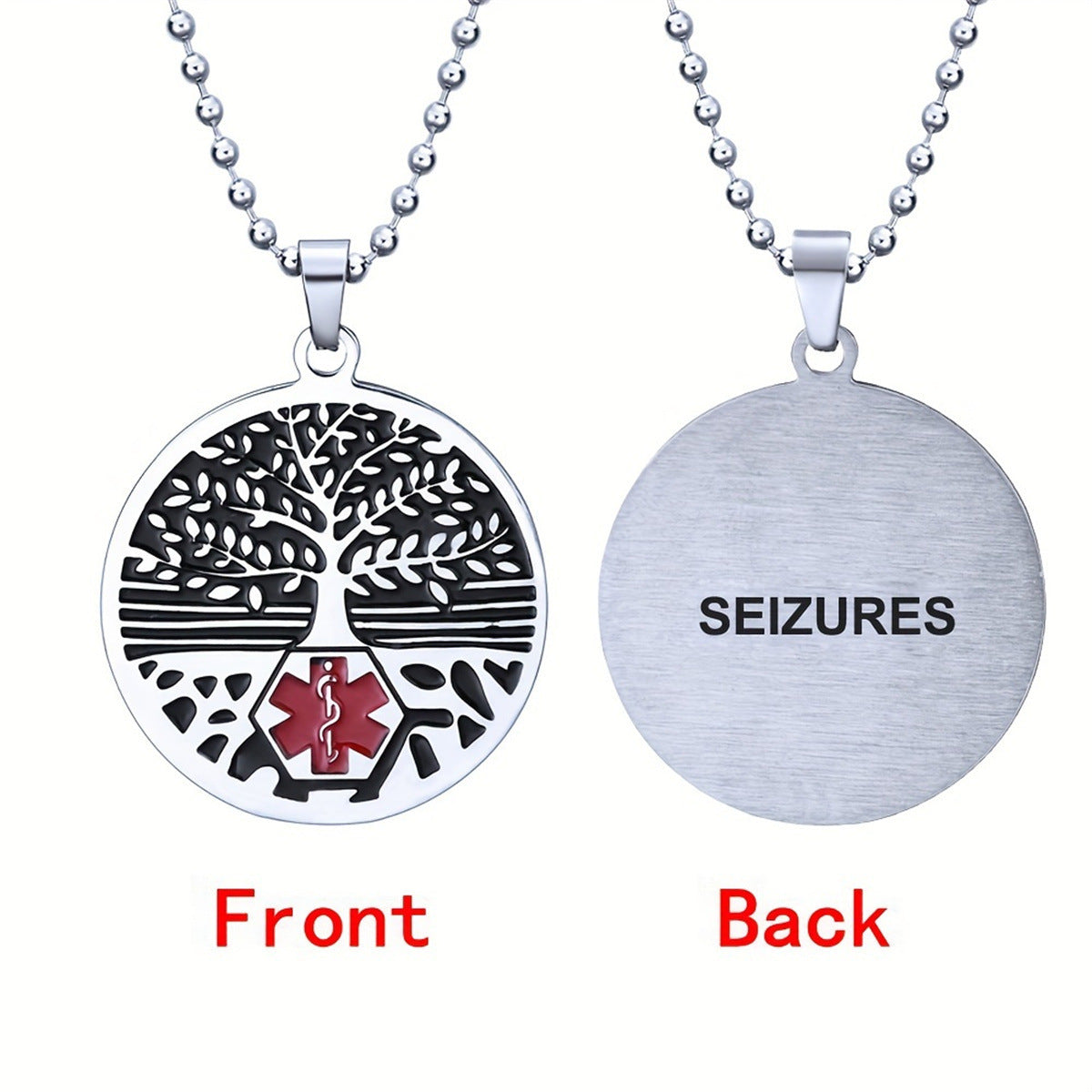 Wholesale Tree of Life Pendant Stainless Steel Corrosion Medical Logo Necklace
