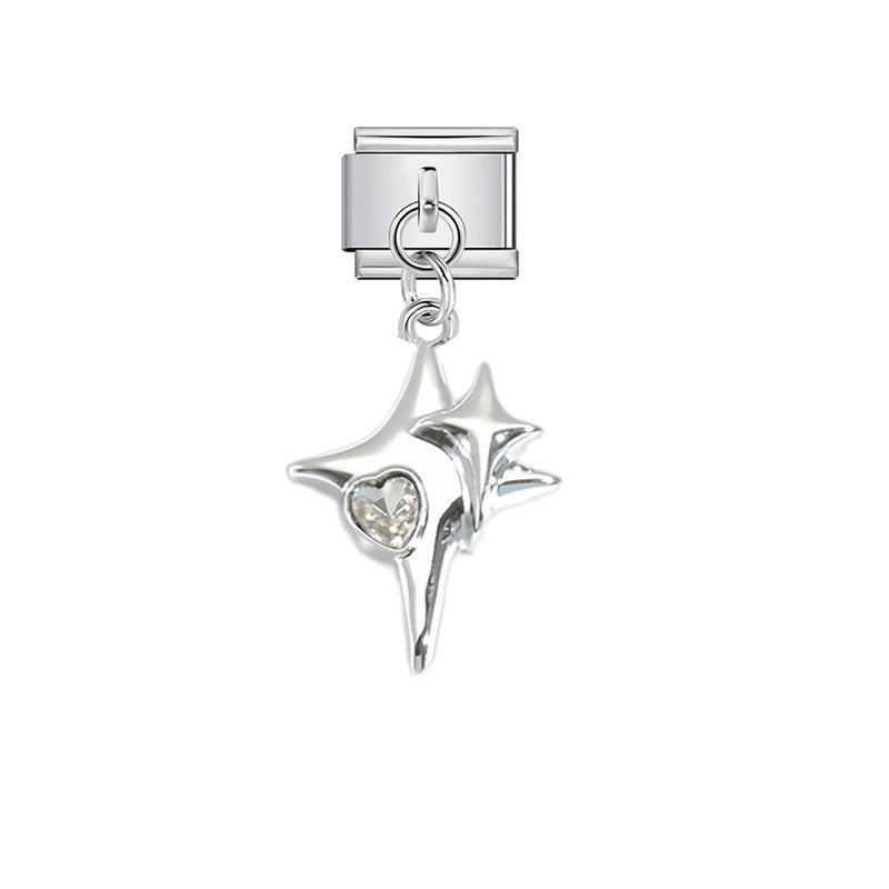 Wholesale Star and Moon Alloy Pendant - Fashion Jewelry Accessory for Boutique Resale