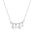 Wholesale S925 Sterling Silver Letter Necklace Luxury  Mother's Day Necklaces