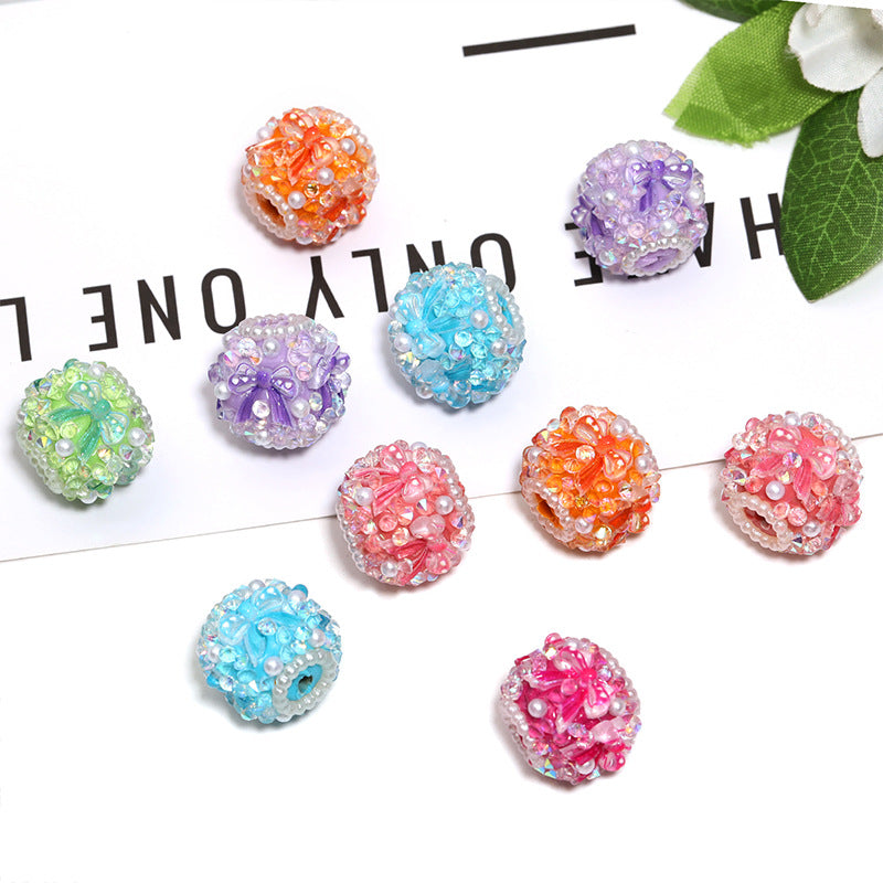 Wholesale 10pcs Crystal Beads with Straight Holes