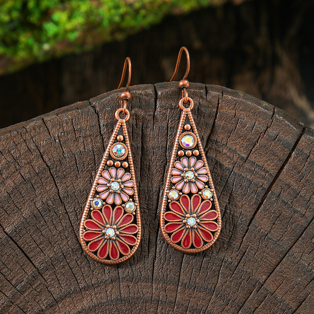 Wholesale Bohemian Tassel Earrings Handmade Zinc Alloy Retro Party Gift