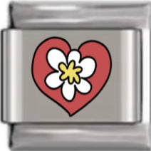 Wholesale Italian Charm Bracelet 9mm DIY Splicing Romantic Heart Shape Shiny Letterhead Stainless Steel Composable Bracelet