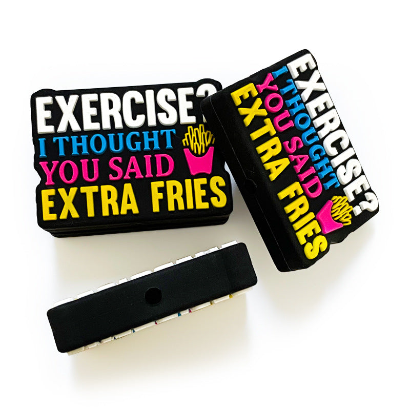 Wholesale 10pcs Focal Beads Silicone DIY Beaded Pen Accessories ACC-BDS-WDX217