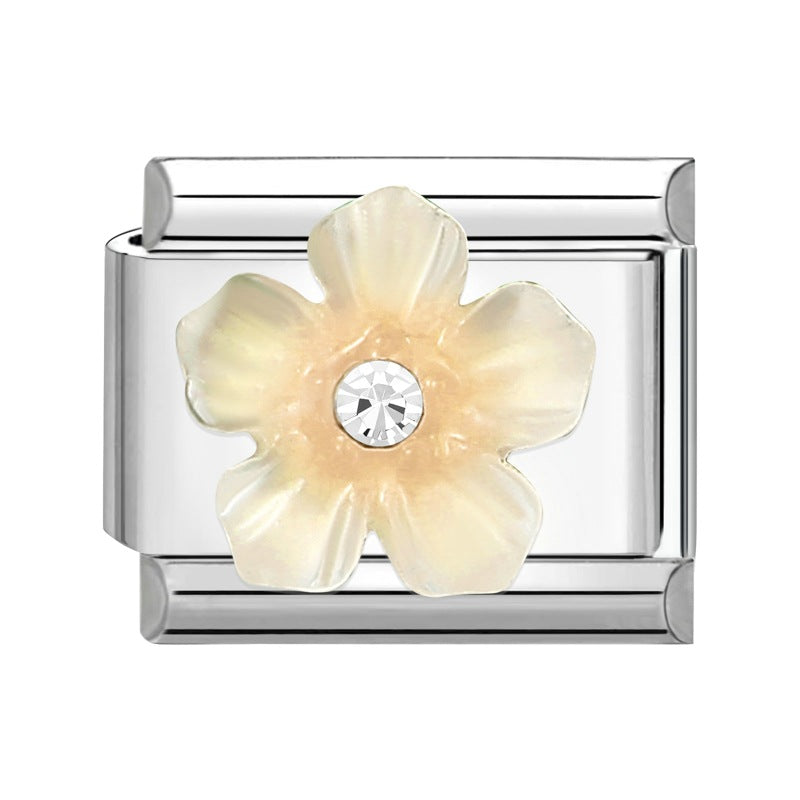 Wholesale Italian Charm Bracelet 9mm DIY Splicing Cute Creative Stainless Steel Composable Bracelet