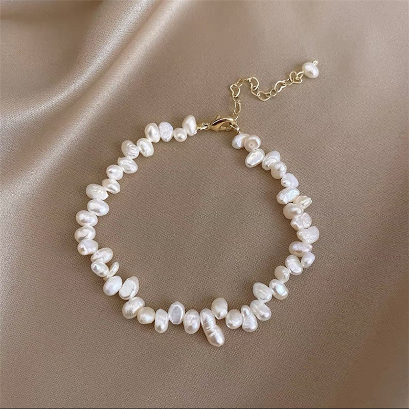 Wholesale Irregular natural pearl necklace