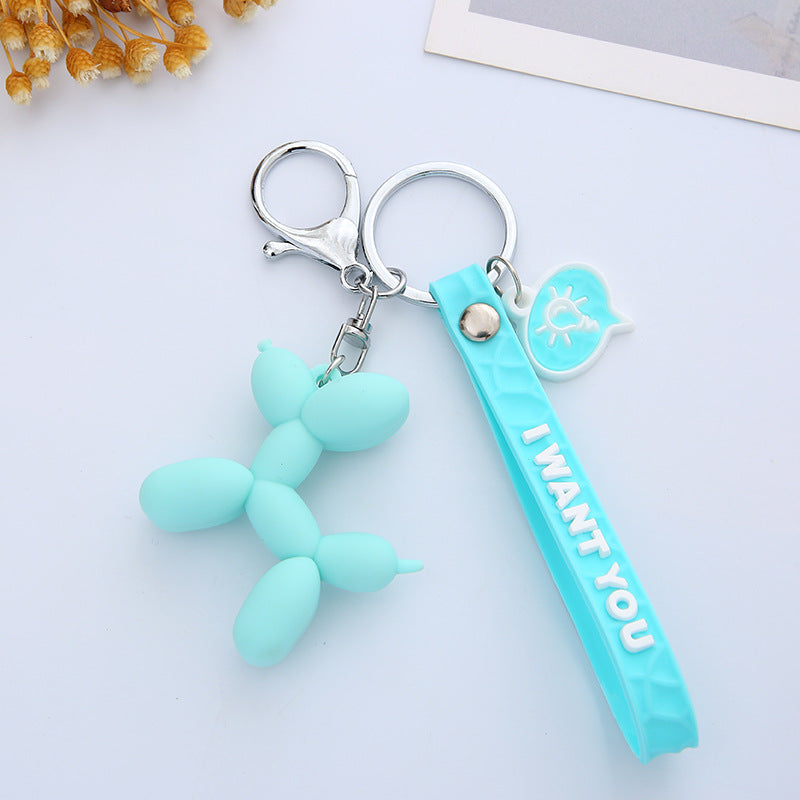 Wholesale Cartoon cute balloon dog keychain