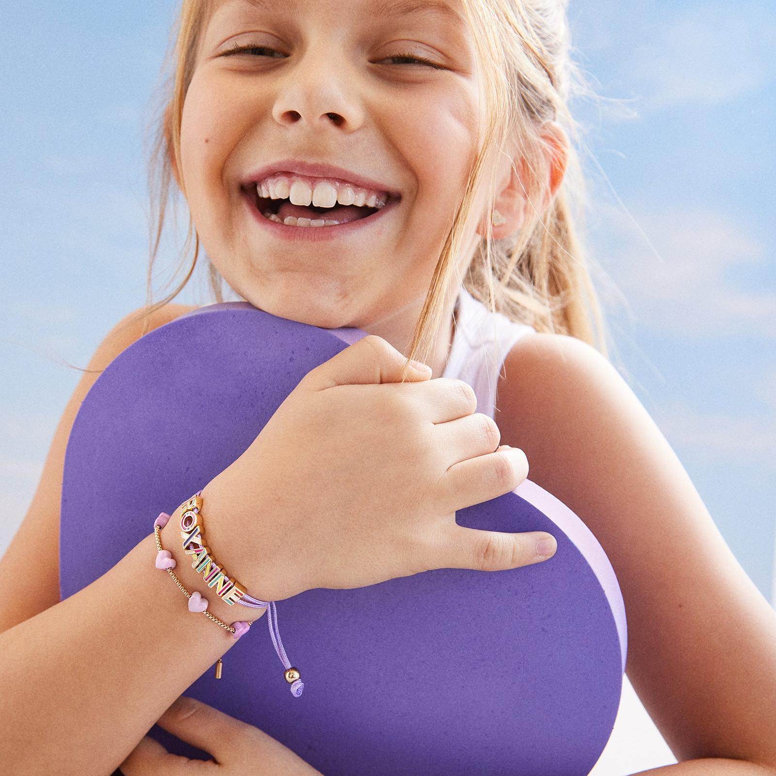 Wholesale children's color love gradient bracelet