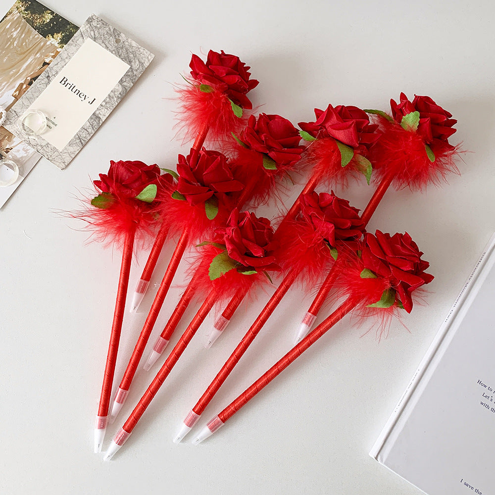 Wholesale  rose gift pen creative fun ballpoint pen