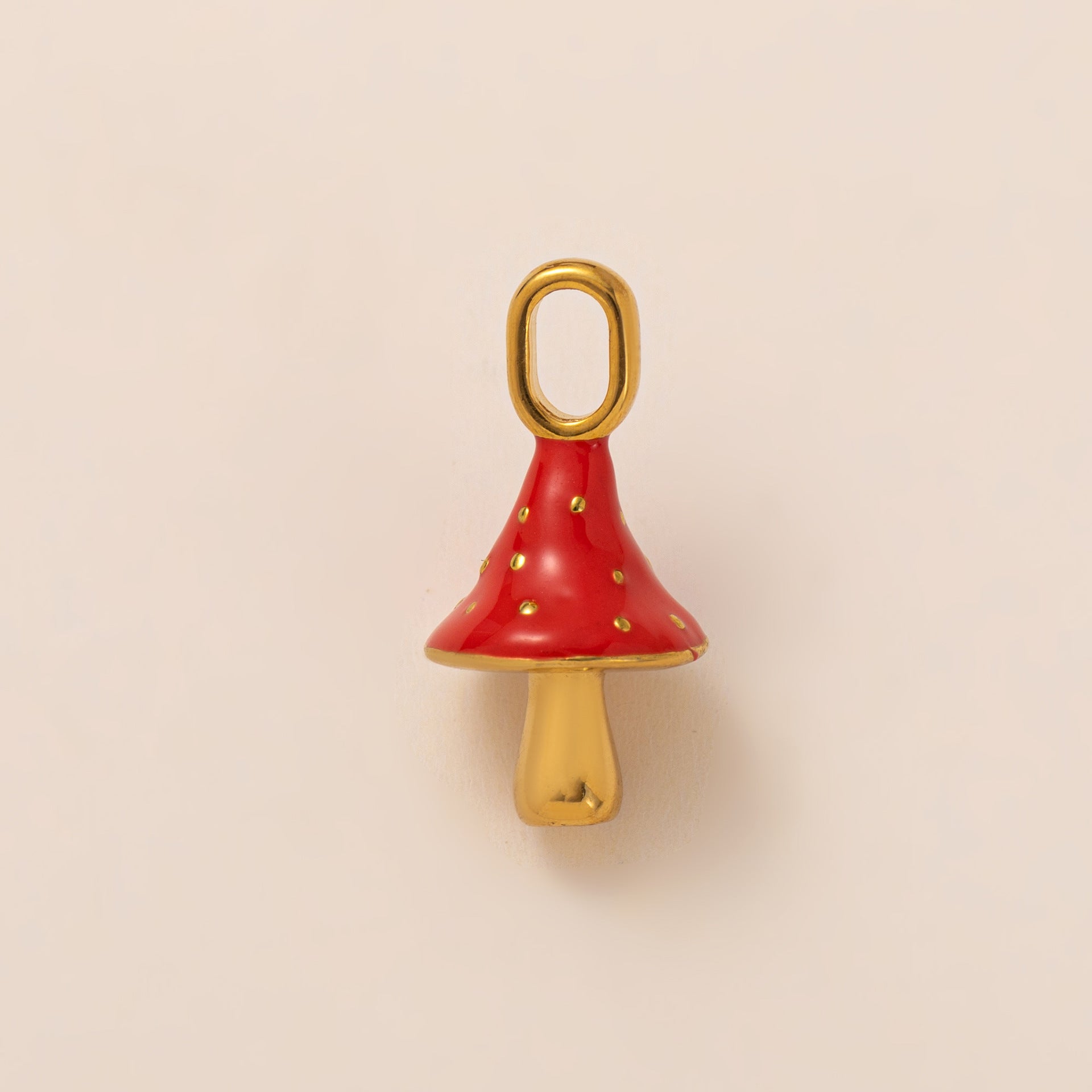 Wholesale 2PCS Titanium steel flower eye adjustable pendant