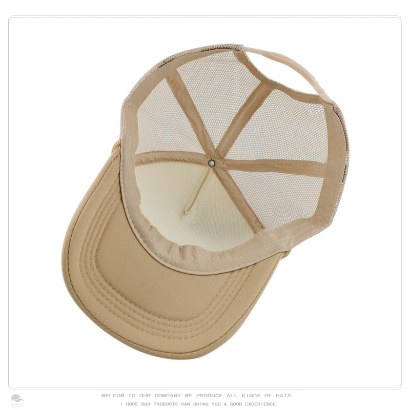 Wholesale Sponge plate printed embroidered rope men' s baseball cap Hat