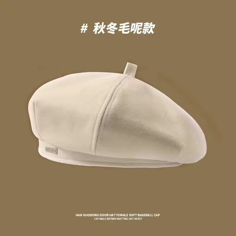 Wholesale Black Brown White Women's Beret