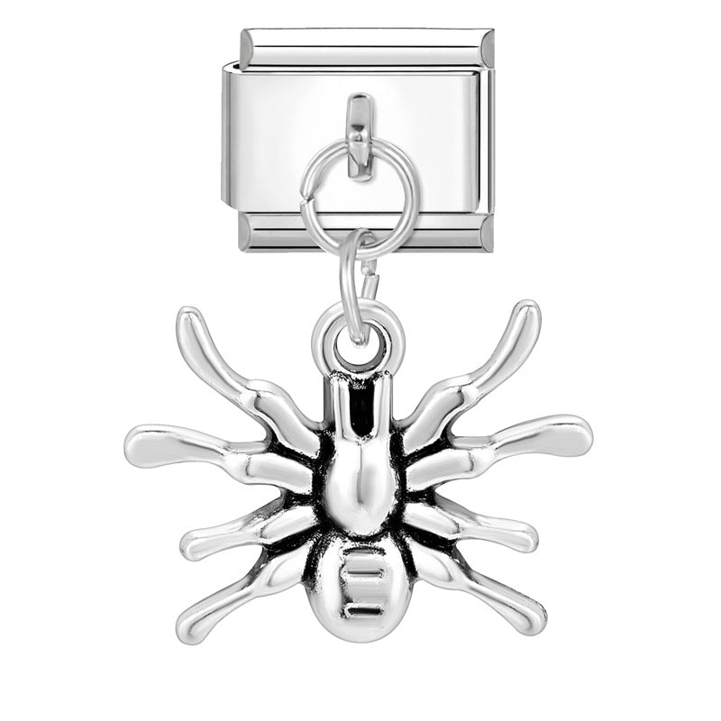 Wholesale Italian Charm Bracelet 9mm DIY Splicing Animal Series Stainless Steel Composable Bracelet