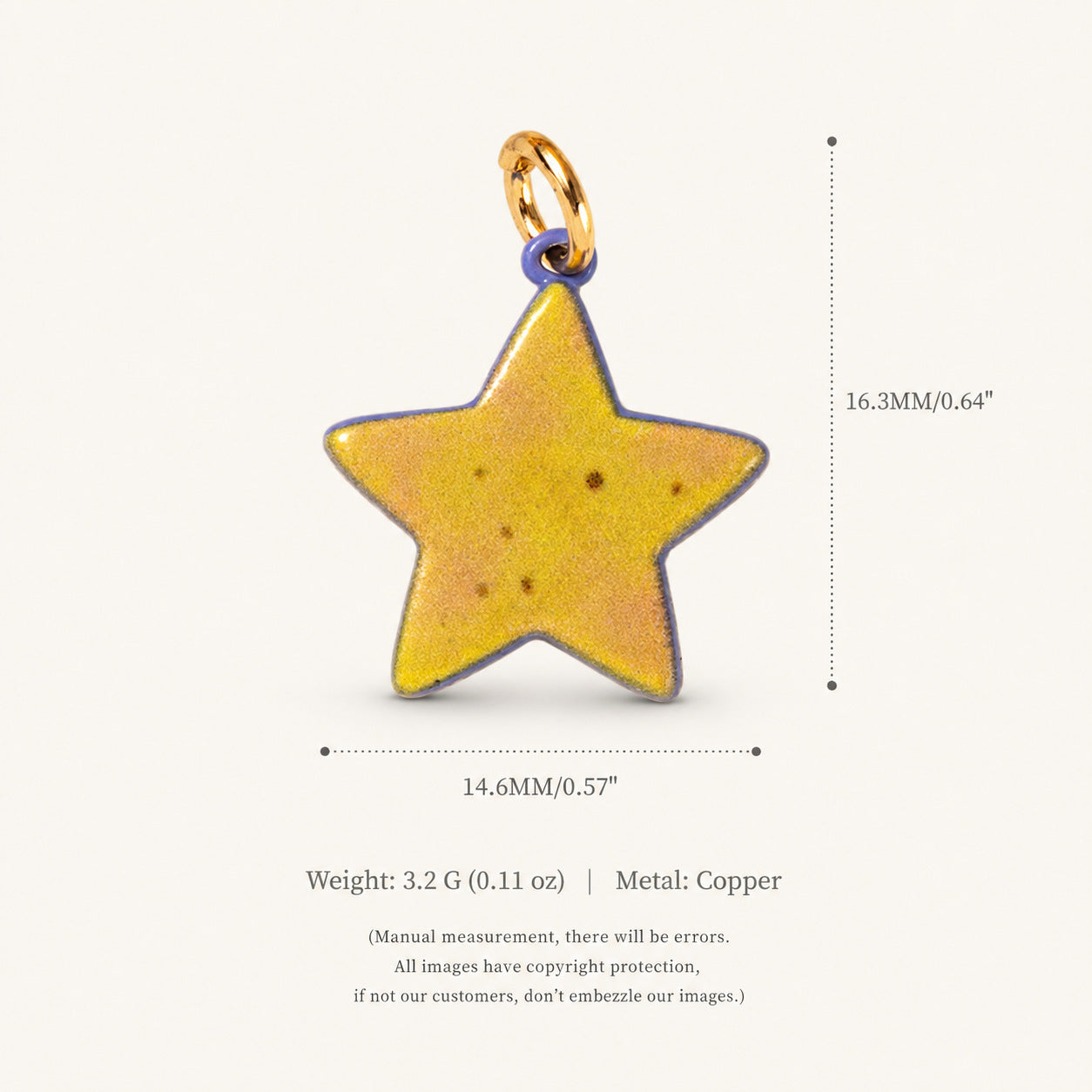 Wholesale Cute Retro Dopamine Angel Star Moon Pendant Copper Jewelry Accessory