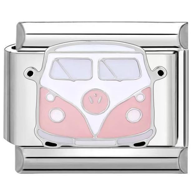 Wholesale 2PCS 9mm Italian Charm Starter Bracelets DIY square Single Section Creative Stainless Steel Composable Bracelet