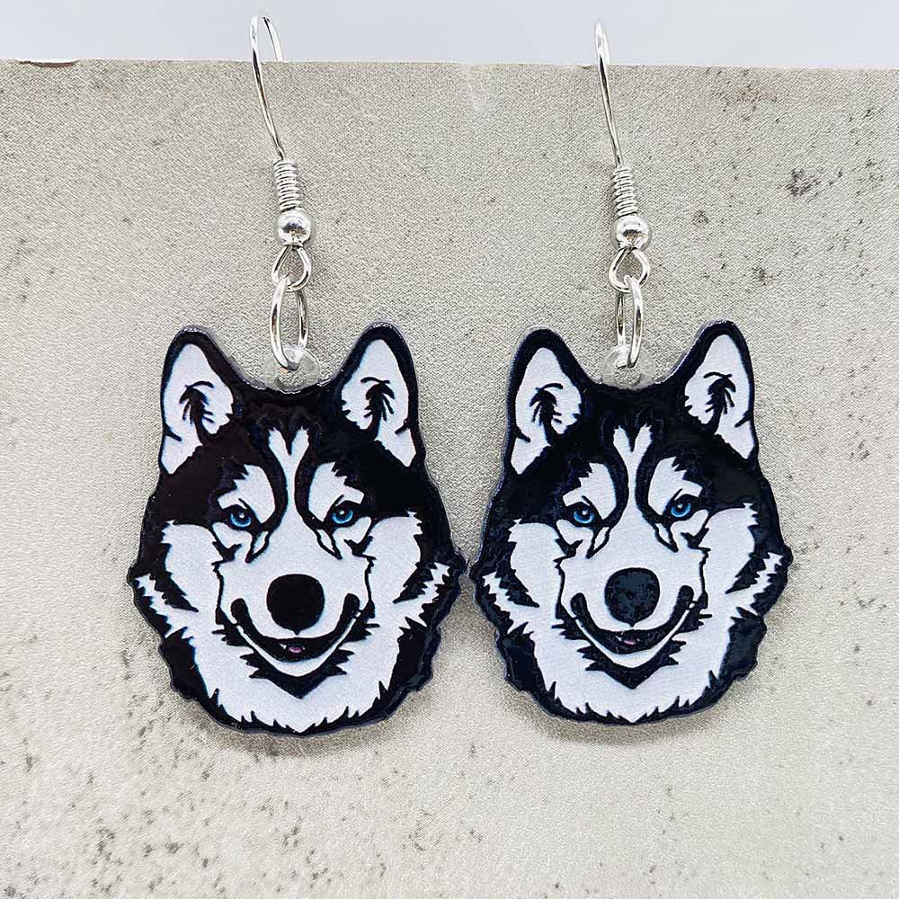 Wholesale Cartoon Animal Cute Cat Acrylic Earrings