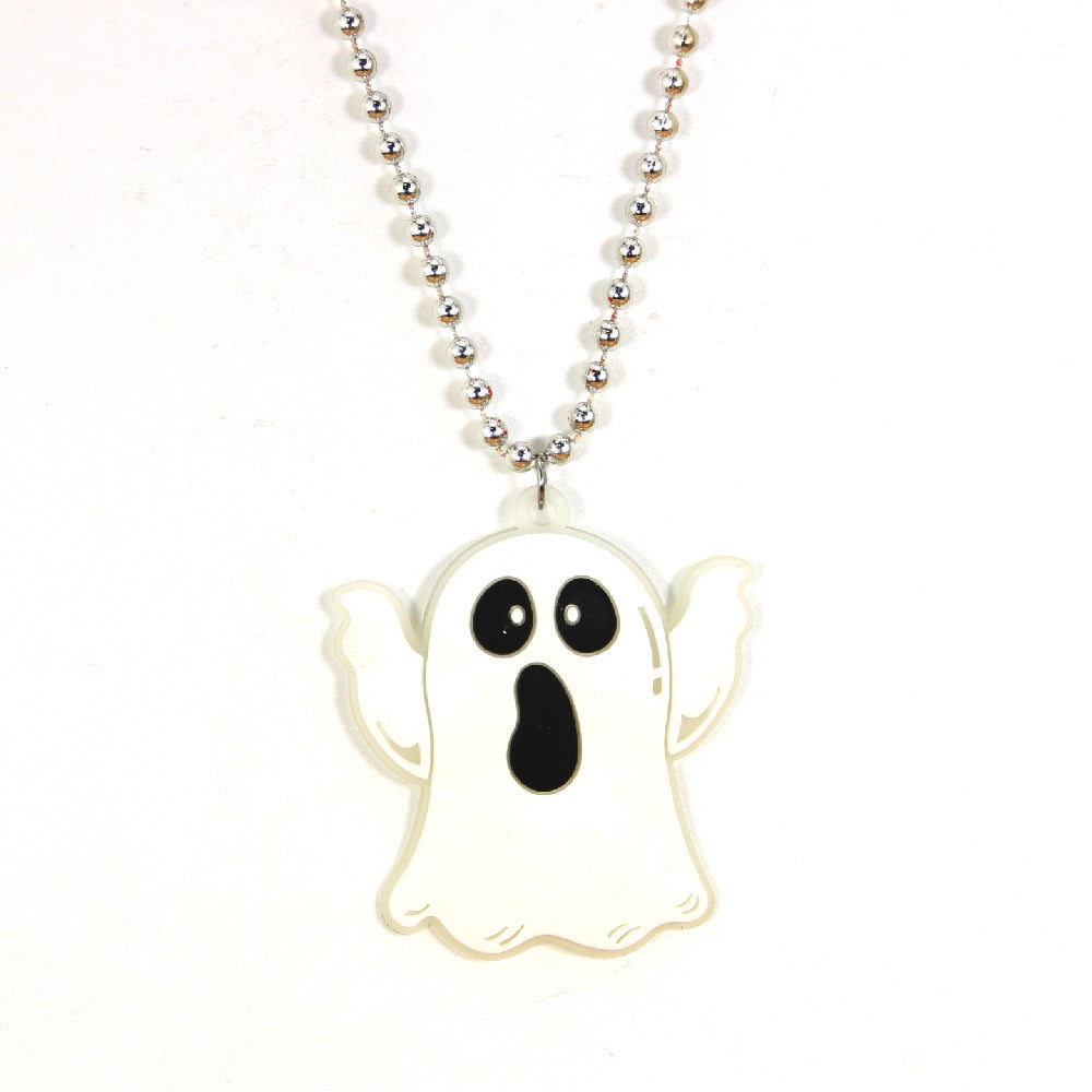 Wholesale Halloween Pumpkin Bat Necklaces ACC-NE-Shengh005