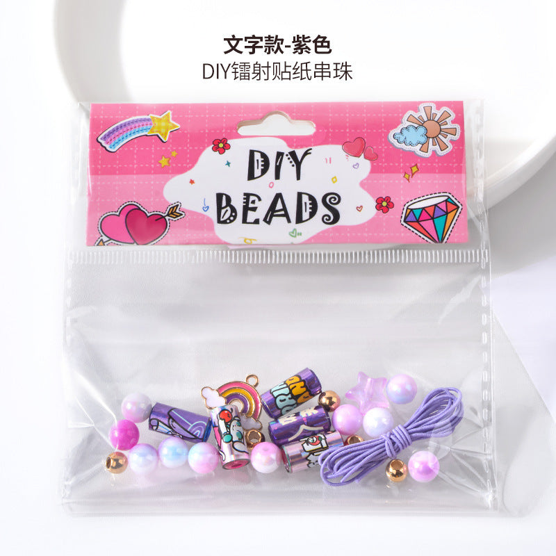 Wholesale 5pcs Stickers  Beads  Stickers Beads Bracelet