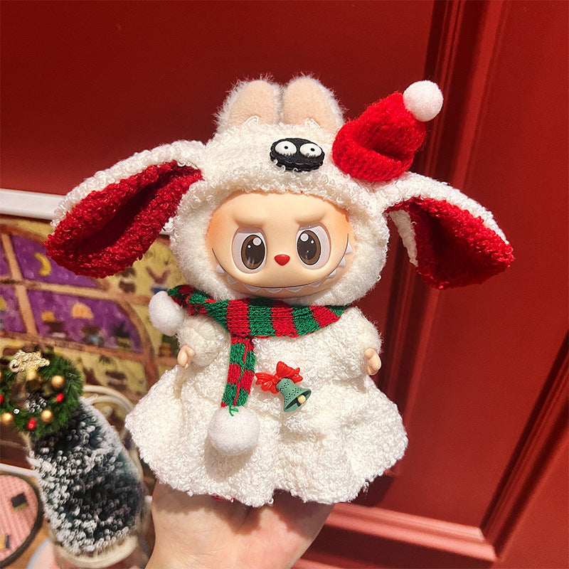 Wholesale Christmas Cute cartoon mini doll clothes