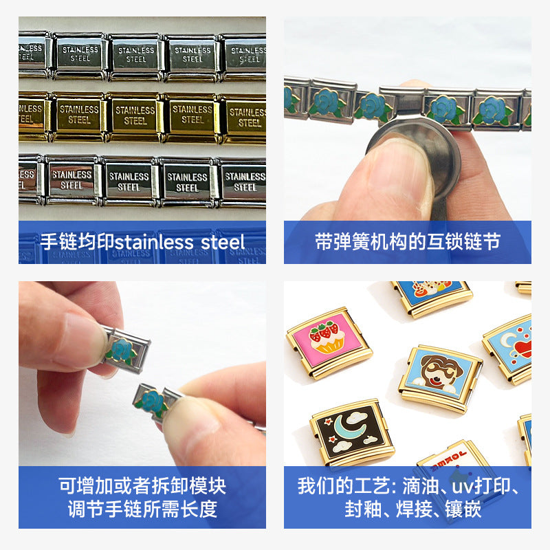 Wholesale Fashion Drip Oil Titanium Steel Pearl Bracelet - Everyday Jewelry Accessory