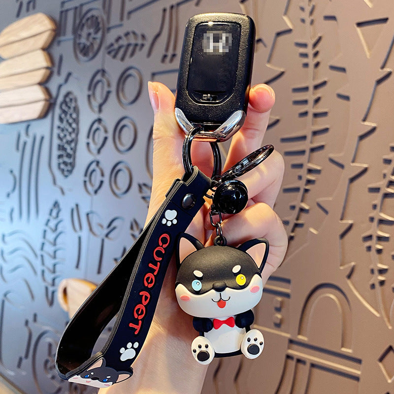 Wholesale Cartoon PVC Soft Glue Puppy Keychain Cute Keychain ACC-KC-YiDa003