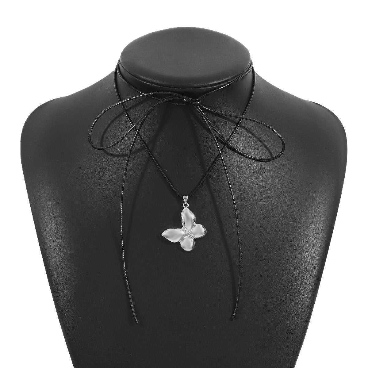 Orecchini a farfalla all'ingrosso Stessa collana di cera Anello in lega tutto-fiammifero