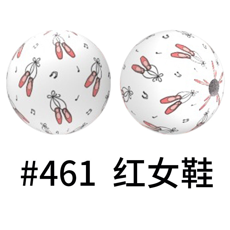 Wholesale 50pcs 15mm Western Style Leopard Skull Color Aztec Printed Silicone Balls Beads ACC-BDS-HeSheng001