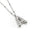 Wholesale  bubble letter necklace 18K stainless steel English letter pendant jewelry