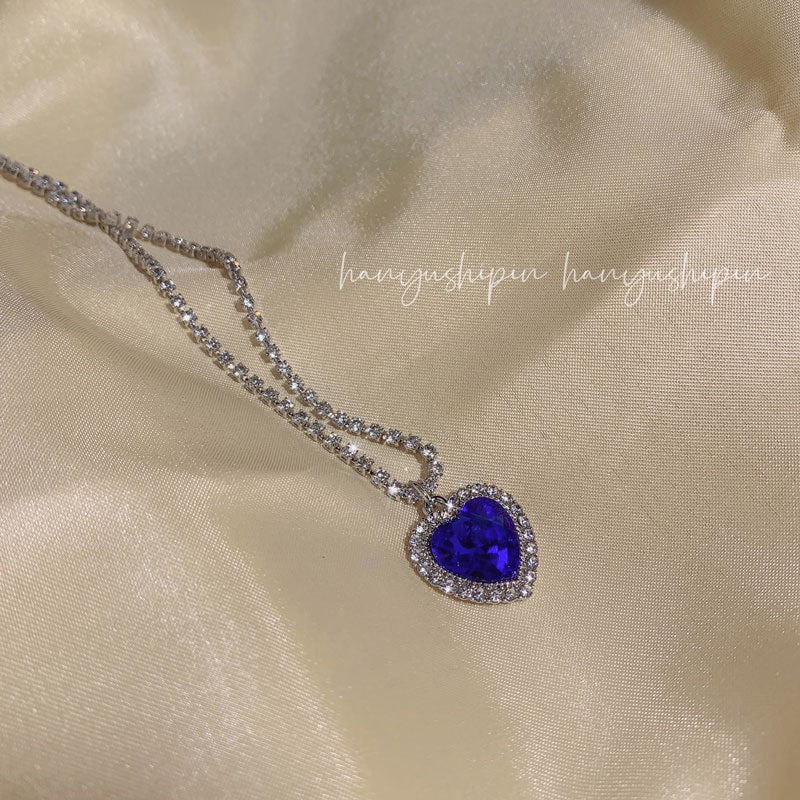 Wholesale  Heart of the Sea Necklace Diamond Love Pendant Necklaces