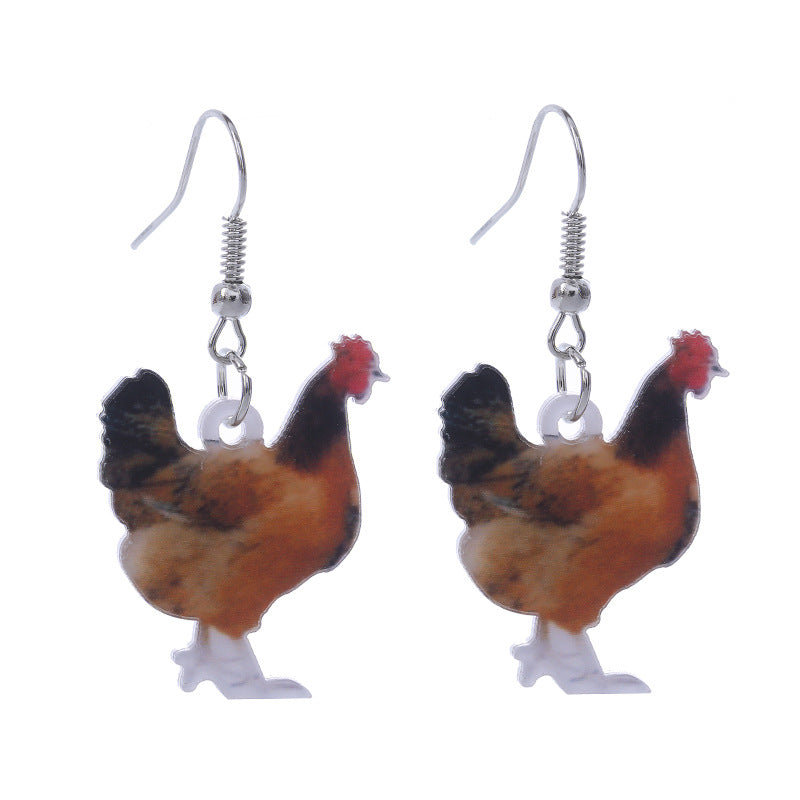 Wholesale Funny Animal Acrylic Earrings