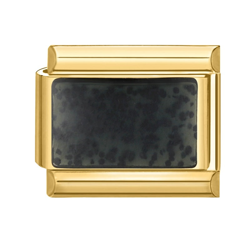 Wholesale Italian charm bracelet 9 facial mask DIY splicing removable stainless steel com posable bracelet