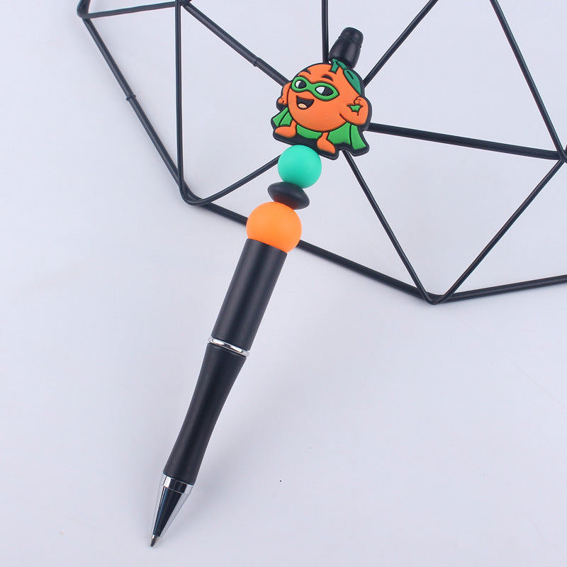 Wholesale Cartoon fruit series  handmade beaded ballpoint pen