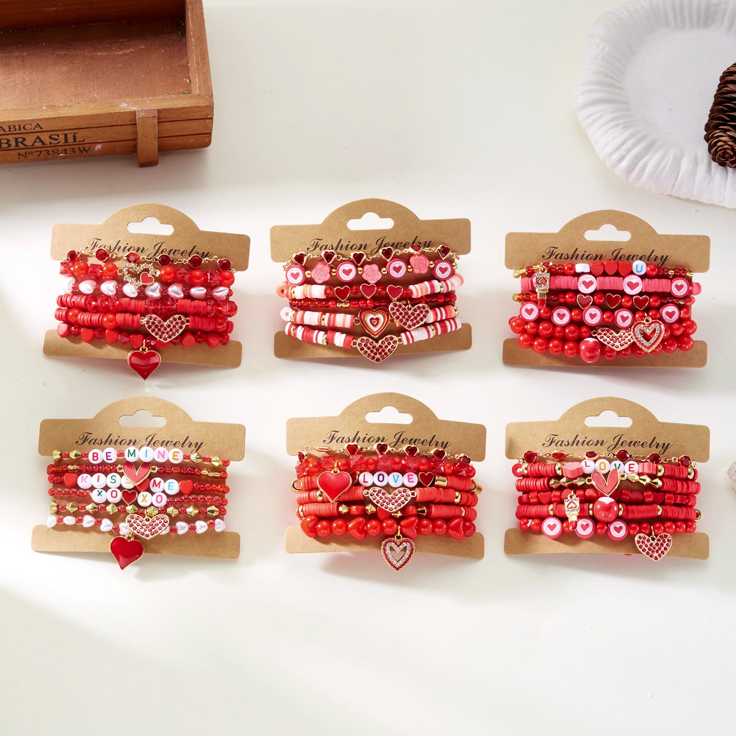 Wholesale Valentine' s Day Love Bracelet Set