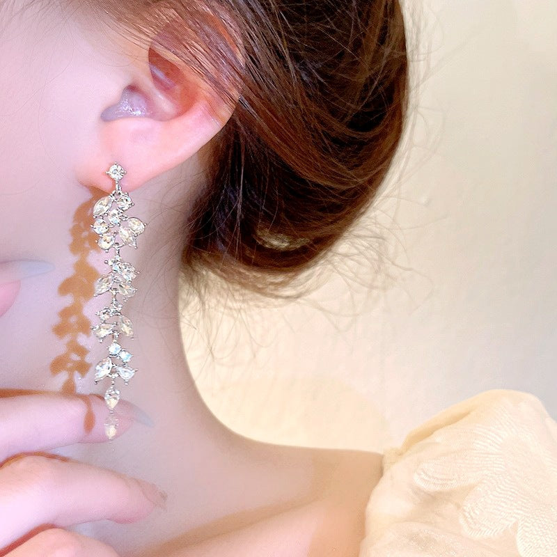 Wholesale Alloy Geometric Tassel Earrings