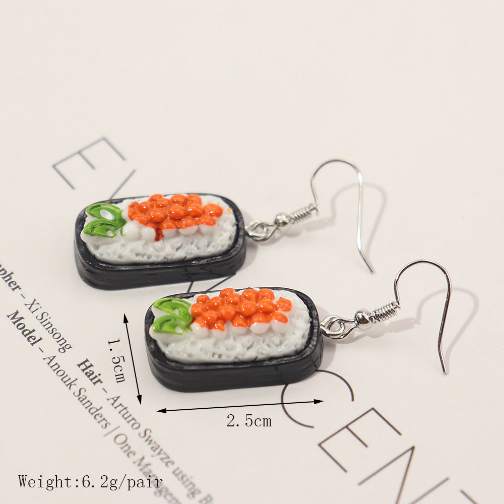Wholesale fashion earrings funny foodie earrings