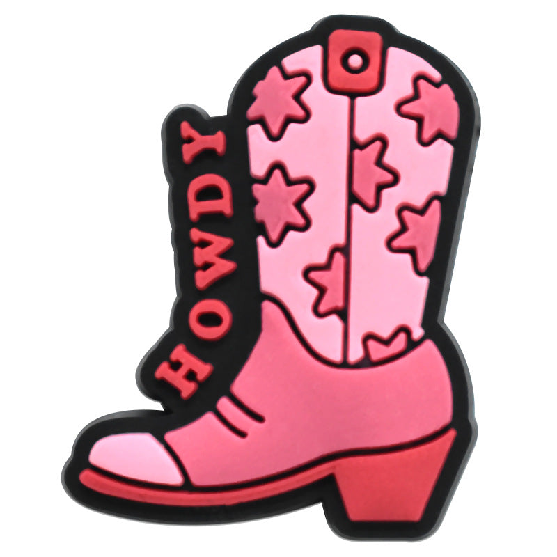 Wholesale 100pcs Random Pink Denim Shoes Accessories Shoes Charms