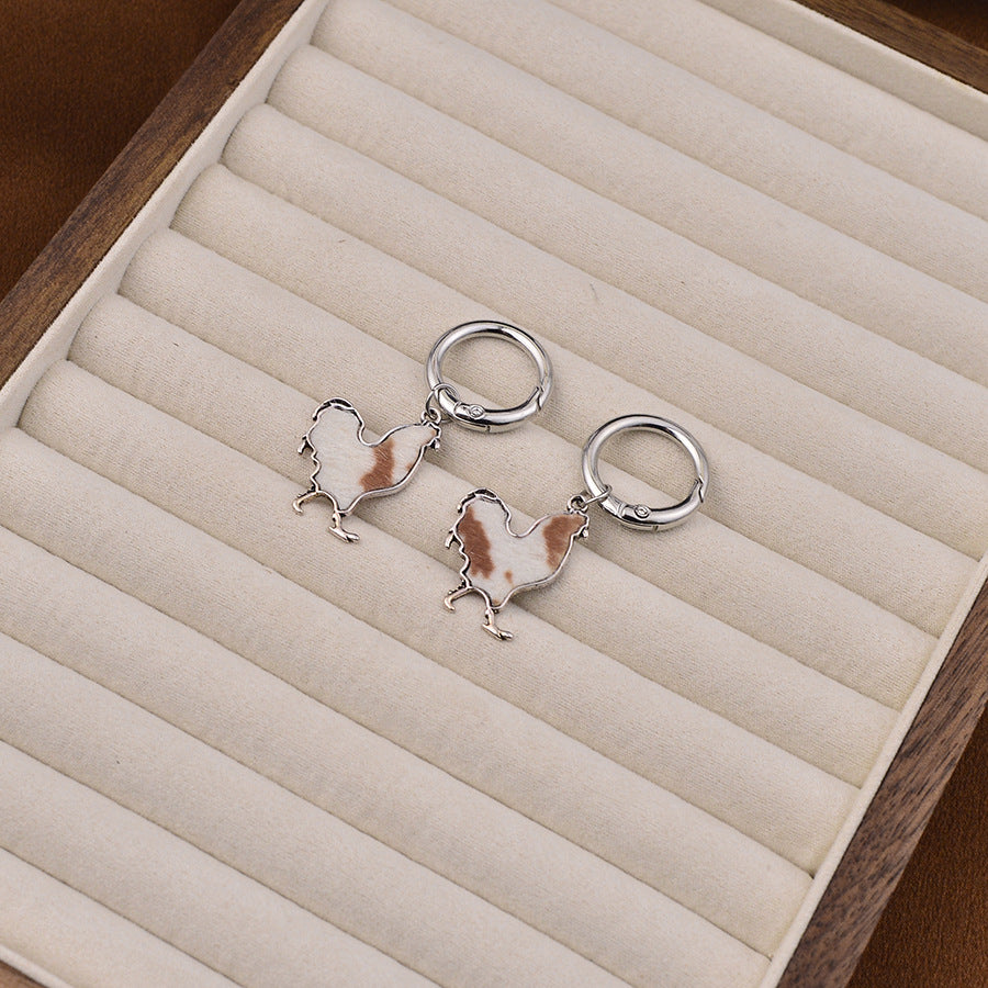 Wholesale rooster decorative shoe buckle