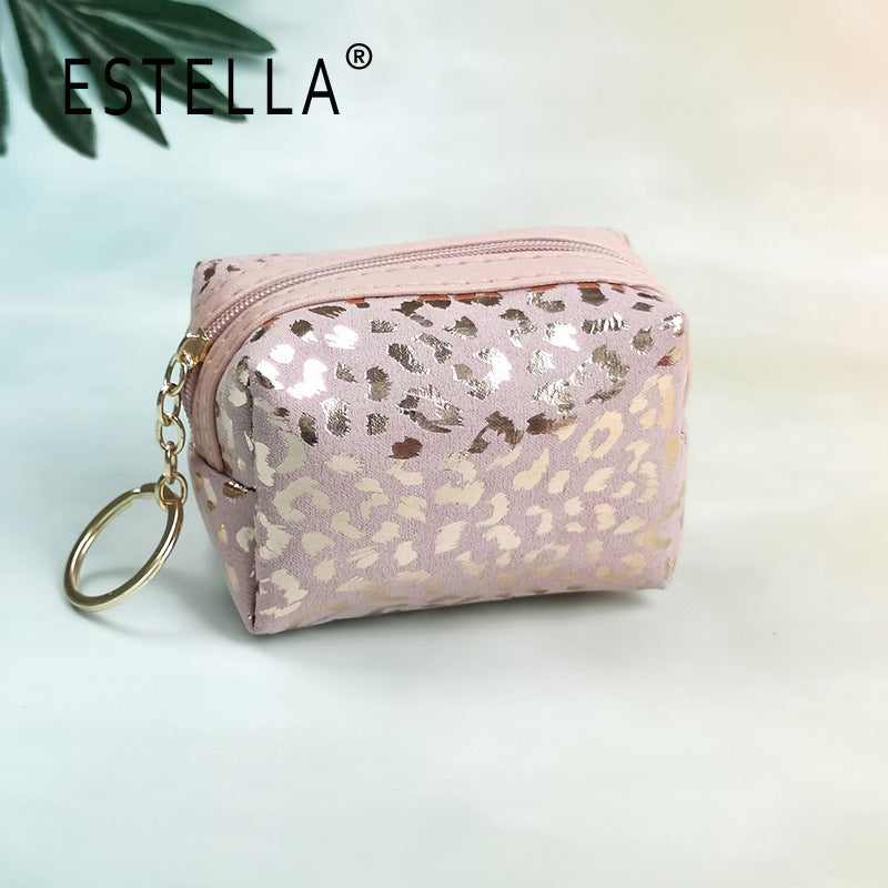 Wholesale Hot Stamping Leopard Print Coin Purse Keychain Keychain Wallet ACC-KC-YouMei007