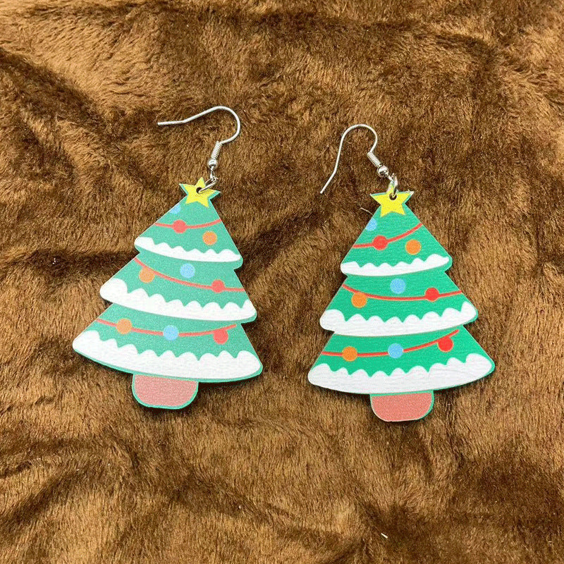 Wholesale Christmas Creative Cute Cartoon Santa Claus Earrings ACC-ES-KangD001