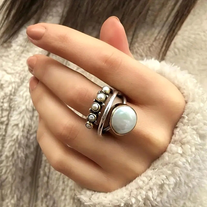 Wholesale Women's Retro Exaggerated Simple Personality Women's Ring